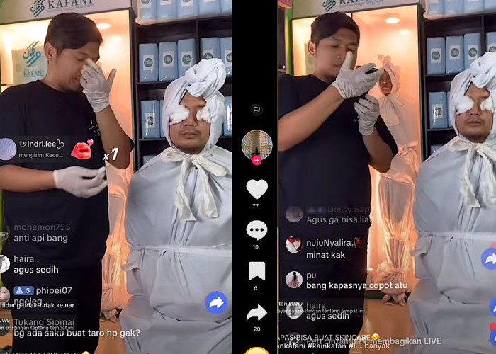 Kisah Penjual Kain Kafan Yang Viral Saat Jualan Live TikTok