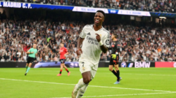 Vinicius Junior mencetak hattrick keduanya di La Liga melawan Osasuna