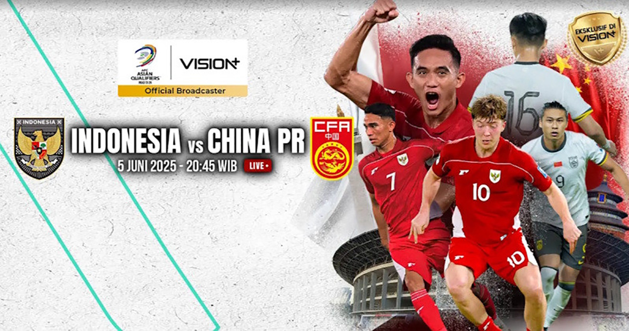 Timnas Indonesia vs China Main Kapan? Cek Jadwal Disini