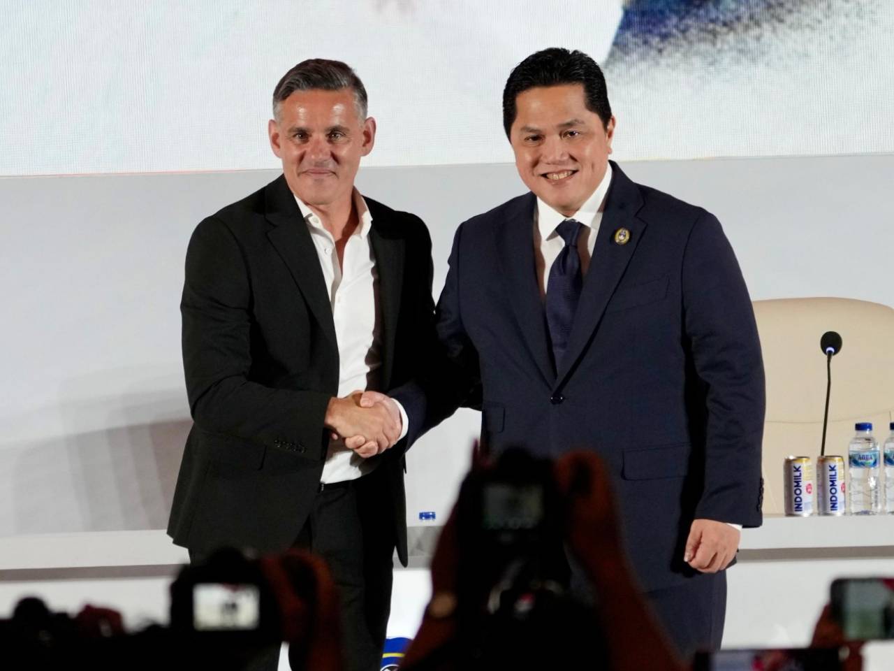 John Herdman Dorong Fokus Pembinaan Pemain Muda Saat Bertemu Erick Thohir